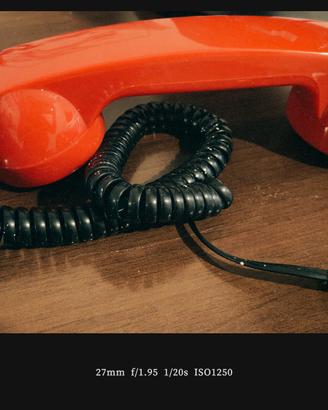 cornetta telefonica retrò