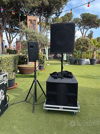 Sistema Nexo P+ con Flightcase