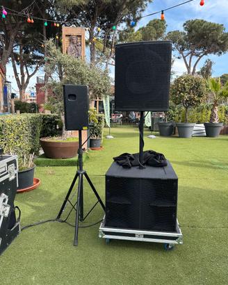 Sistema Nexo P+ con Flightcase