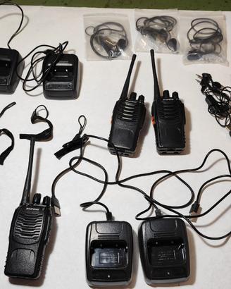 4 Radio Baofeng bf-888s con accessori