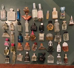 bottiglie in miniatura profumi vintage