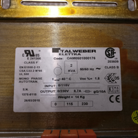 Autotrasformatore monofase 2KVA Italweber