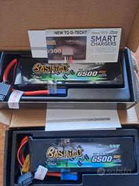 batterie modellismo 11.1v 6500mah ec5 2pz