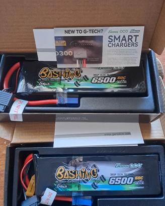 batterie modellismo 11.1v 6500mah ec5 2pz