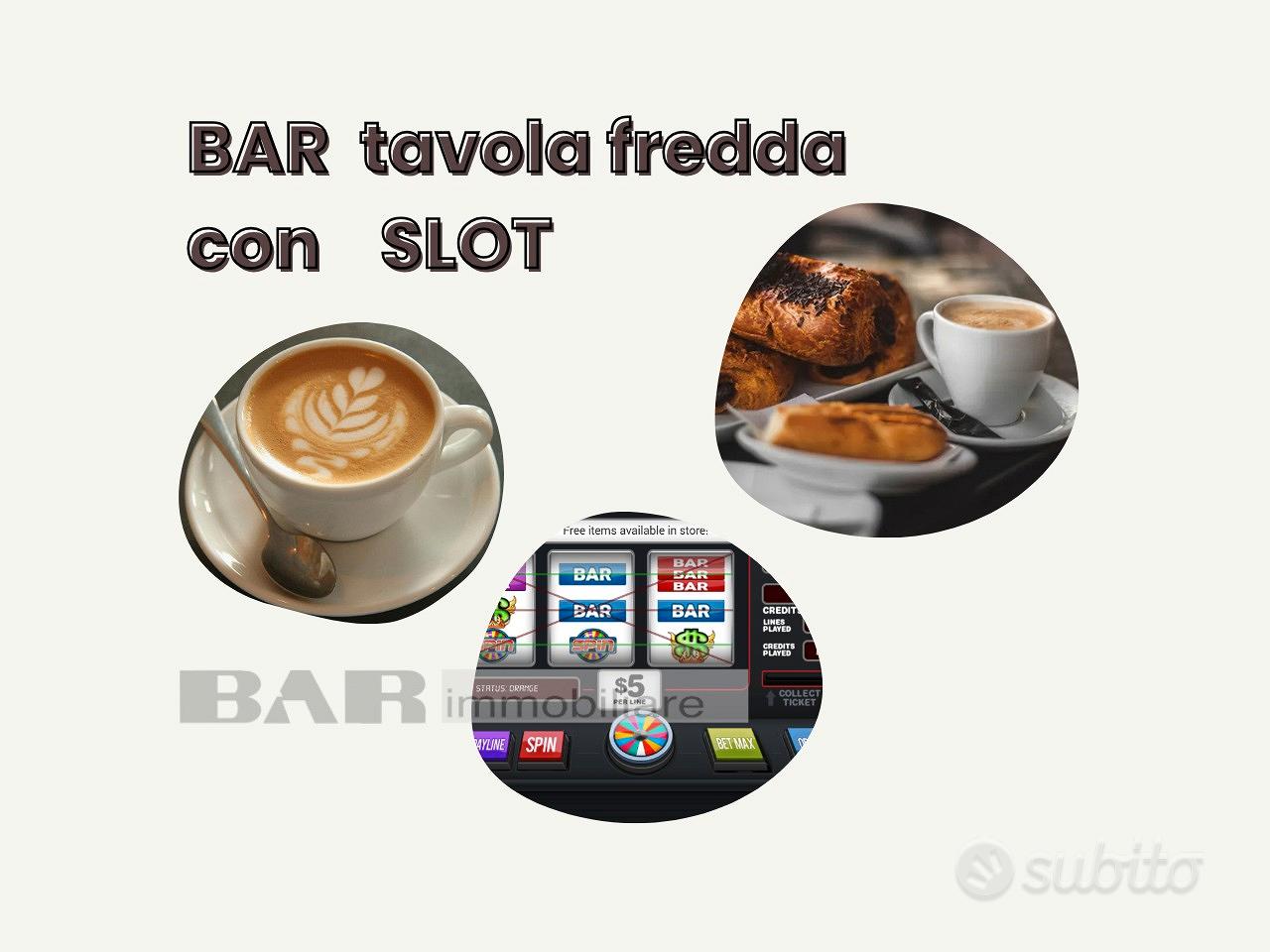 Rif. 26/A137 - bar tavola fredda con slot