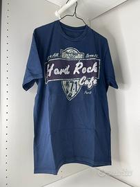 Maglietta Hard Rock Cafe Paris Uomo Blu scuro