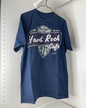 Maglietta Hard Rock Cafe Paris Uomo Blu scuro