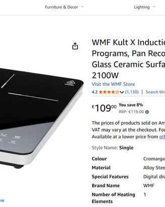 Piano a induzione WMF Kult X