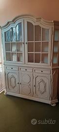 Vetrina shabby chic in rovere nuova