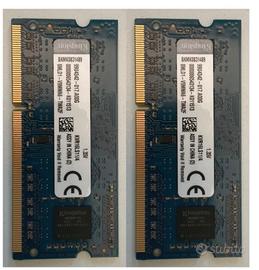 Kingston ram DDR3L SO-DIMM 2x4GB