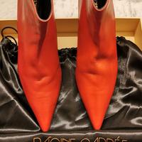 Racine Carrèe stivaletti 38 pelle rossa 