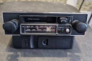 Autoradio epoca originale alfa romeo anni 70 logo