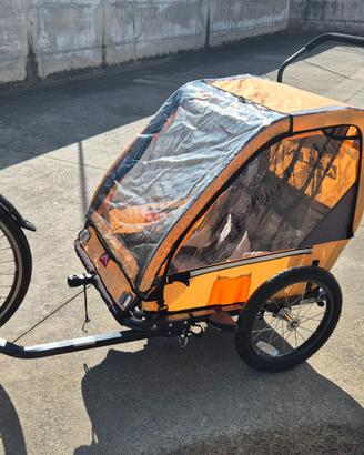 Rimorchio bici Allen Sports ES2-O 2 posti