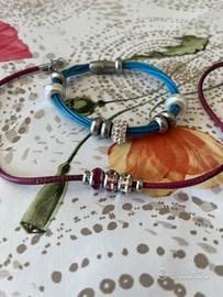 Set 2 bracciali con perline uno dei due Brosway