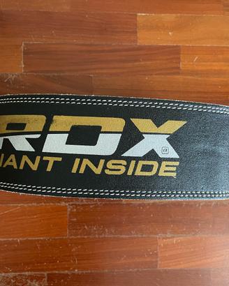 Cintura per powerlifting RDX in cuoio