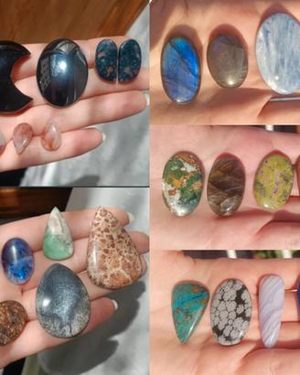lotto di pietre cabochon 