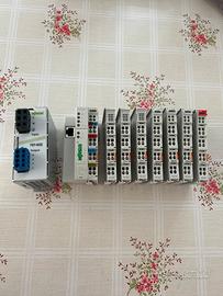 BLOCCO PLC WAGO 750-841 + alimentatore e moduli