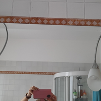 Nr 2 lampade in vetro per specchio