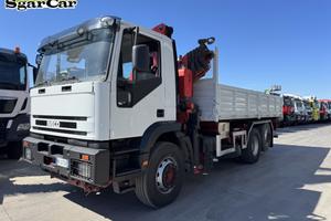 Iveco Eurotrakker 420 gru Fassi 230 6 sfili ribalt