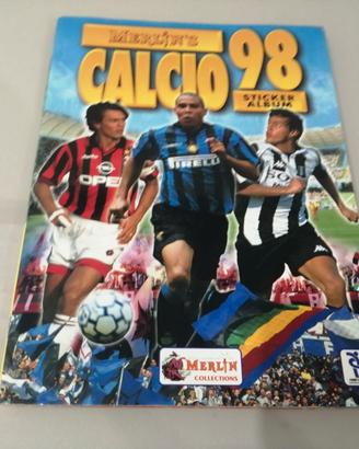 Album figurine Merlins Calcio' 98 con 53 figurine