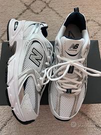 New Balance 530 White Silver Navy 37