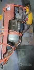 Montacarico paranco tazza intonaco