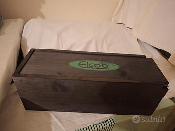 scatola portaoggetti con coperchio scorrevole 