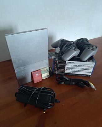 Ps2 slim Silver giochi completa
