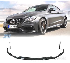 SPOILER LIP MERCEDES W205 C205 14-21 LOOK C63 NERO