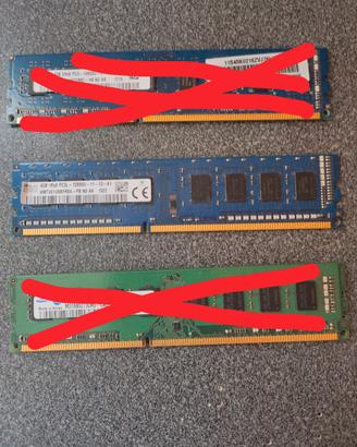 modulo RAM 4 GB DDR 3