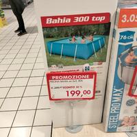 Piscina 300x300 usata 3 giorni