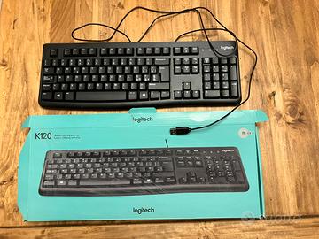 tastiera Logitech K120 con cavo