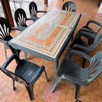 Tavolo con sedie da esterno SCAB (Made in Italy)