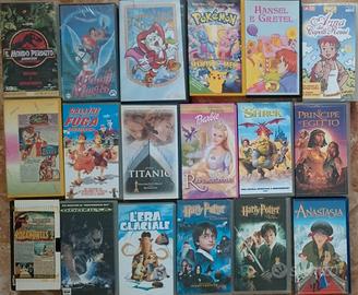 Videocassette varie per bambini