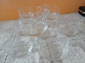 Portamacedonia  12 pezzi in vetro