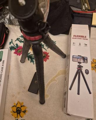 Treppiede flessibile selfie stick Bluetooth