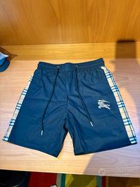 pantaloncini burberry neri nuovi