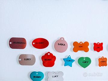 Medagliette personalizzate cani Natale 