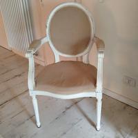 Sedia da Salotto Stile Shabby, in legno