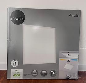 2 pannelli LED Inspire Anvik 60x60 nuovi