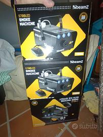 Macchina del fumo 3 led  ambra effetto fiamma