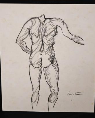 Pietro Lista Salerno – Disegno china cartoncino –1