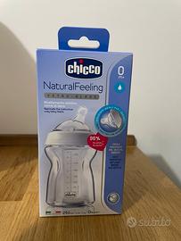 Biberon chicco naturalfeeling vetro 250 ml - NUOVO