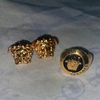 orecchini piu anello versace originale