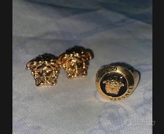 orecchini piu anello versace originale