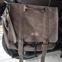 Borsa triumph bonneville in pelle