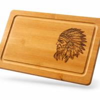 Tagliere artigianale 20x30 cm – pirografato a mano