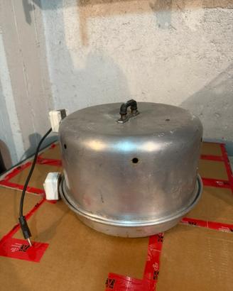 Forno elettrico vintage in alluminio