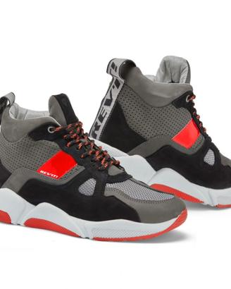 REV'IT Astro Nero Neon Rosso - Scarpe da Moto