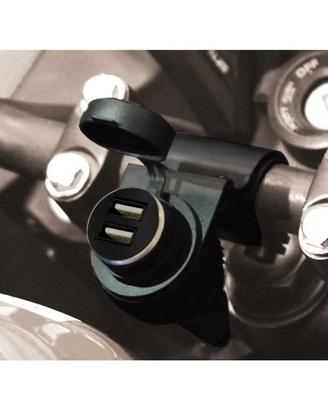 P12USBDUAL | Presa Accendisigari Moto + USB Doppia